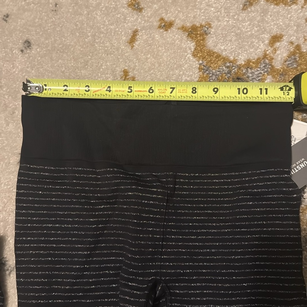 NWT: Athleta shimmer stripe leggings - Picture 7 of 11